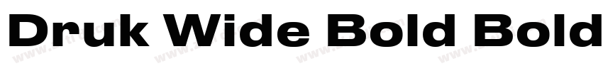 Druk Wide Bold Bold字体转换 Druk Wide Bold Bold字体转换